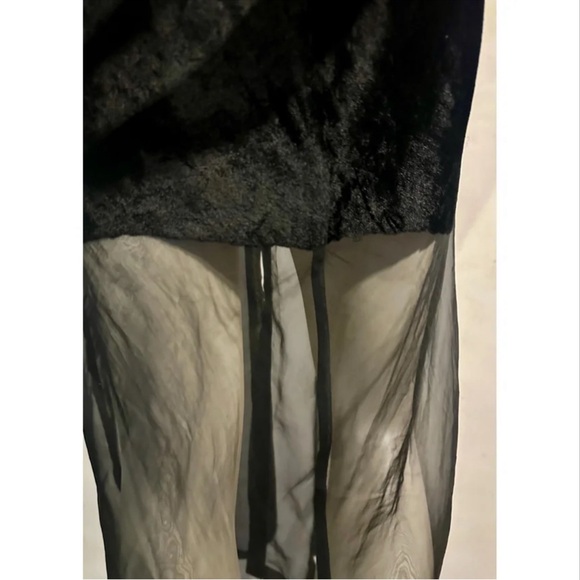 SOLD Yohji Yamamoto vintage velvet maxi dress. - Picture 5 of 7